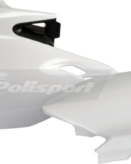 Plastic Side Number Plate - White