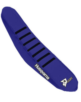 D'Cor Seat Cover Navy Blue with Black Ribs