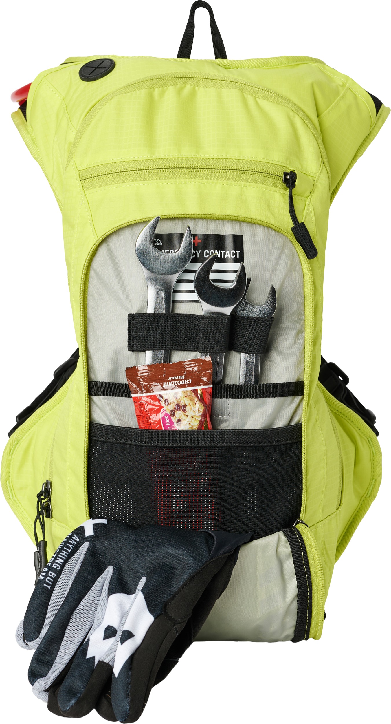 USWE Outlander 9L Hydration Pack Crazy Yellow - Image 4