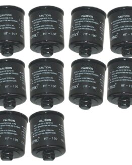 HF197 Oil Filter - Black - 10 Pack