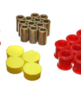 Red Rear Control Arm Bushing Set by Energy Suspension Fits 89-94 Nissan 240SX