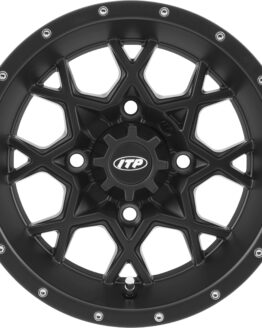 Hurricane Wheel Black 14X7 4/4 2+5