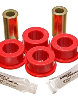 Red Rear Track Arm Bushing Set by Energy Suspension Fits 05-13 Ford Mustang