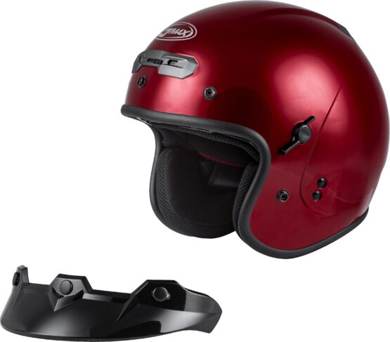 GMAX GM-32 Open-Face Helmet Candy Red XL - Image 6