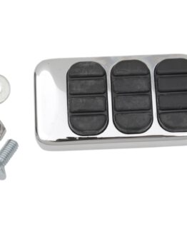 ISO Standard Brake Pedal Pad Chrome