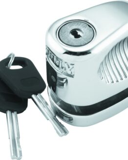 Bikemaster Bully Lock Disc Chrome 5.5mm with Pouch