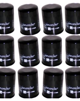 HF196 Oil Filter - Black - 12 Pack