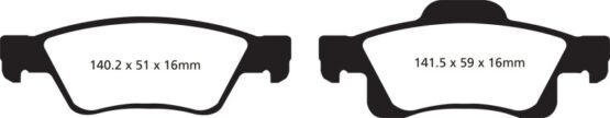 Yellowstuff Rear Brake Pads - Image 3