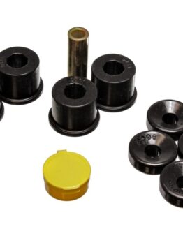 Black Front Shock Bushing Set by Energy Suspension Fits 99-00 Honda Civic Si