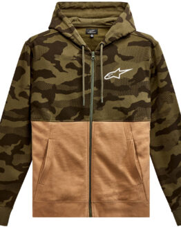 Camo Block Hoodie Military/Sand 2X