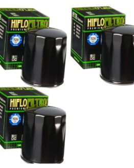 HF170B Oil Filter - Black - 3 Pack