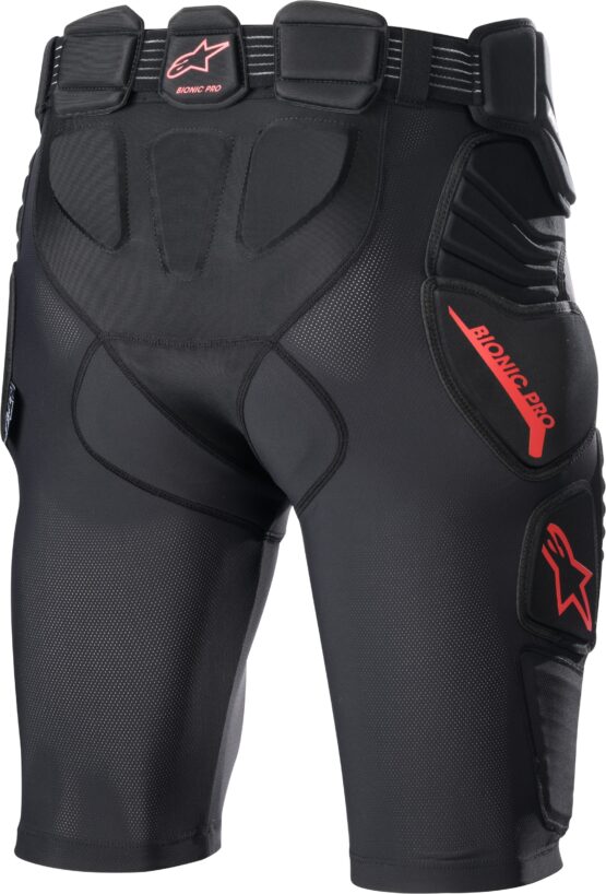 Alpinestars Bionic Pro Protection Shorts Black/Red 2X-Large - Image 2