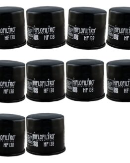 HF138 Oil Filter - Black - 10 Pack