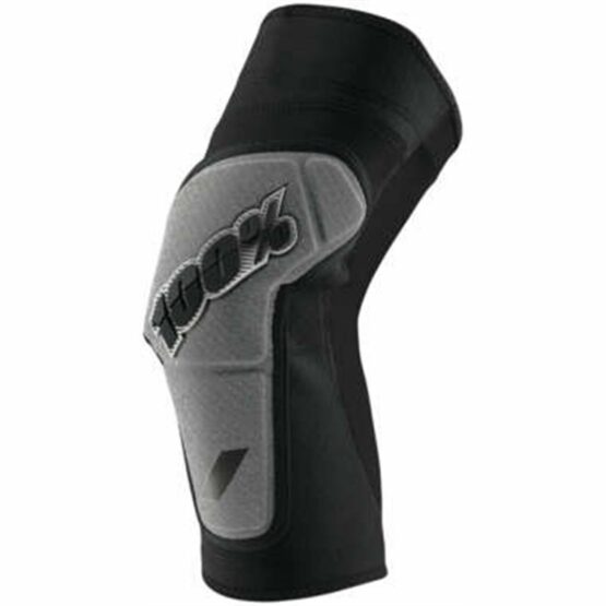100% Ridecamp Knee Guard Black/Grey Medium - Image 2