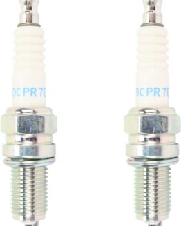 2 Pack DCPR7E Standard Spark Plug, Terminal Nut