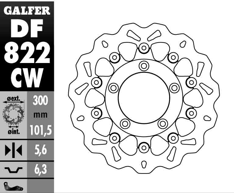 Wave Brake Rotor Kit For Front and Rear - Image 4
