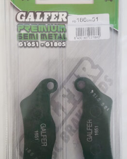 Aramid Semi Metallic Compound 1651 Brake Pads