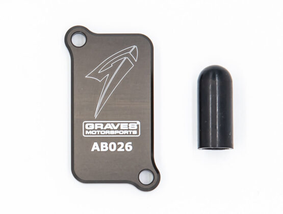 Graves Smog Block Off Plate Aluminum AB026 Fits 19-22 Honda CRF450L/RL/X