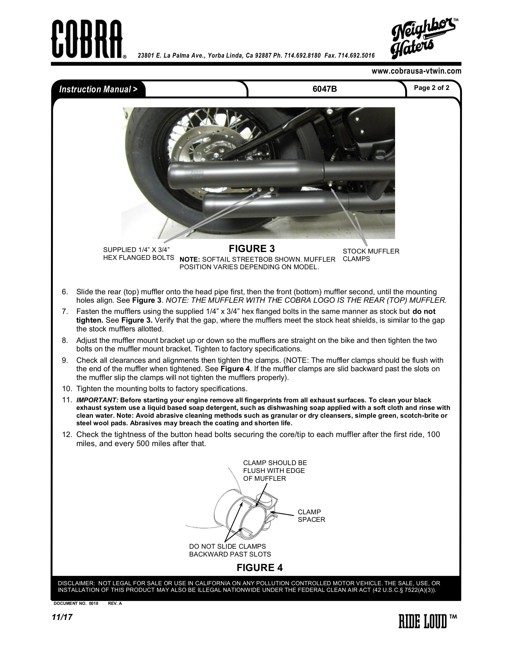 Neighbor Haters Slip On Exhaust - Black - Image 5