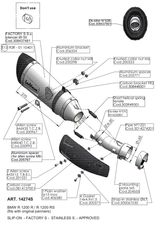 Factory S Stainless Steel Slip On Exhaust - Image 5