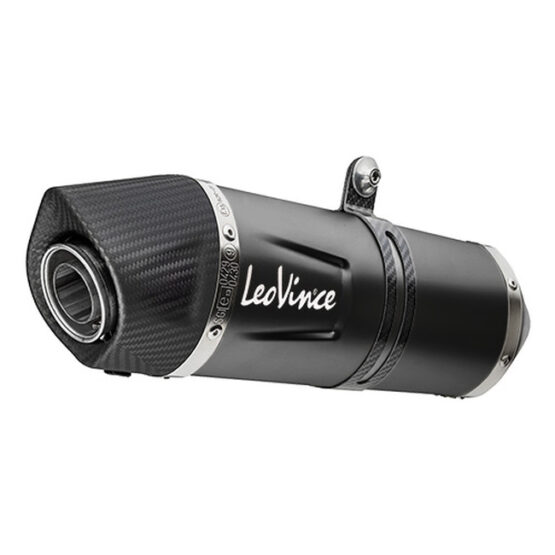 Leo Vince LV One Evo Black Slip-On Exhaust Fits 19-21 Moto Guzzi V85 TT
