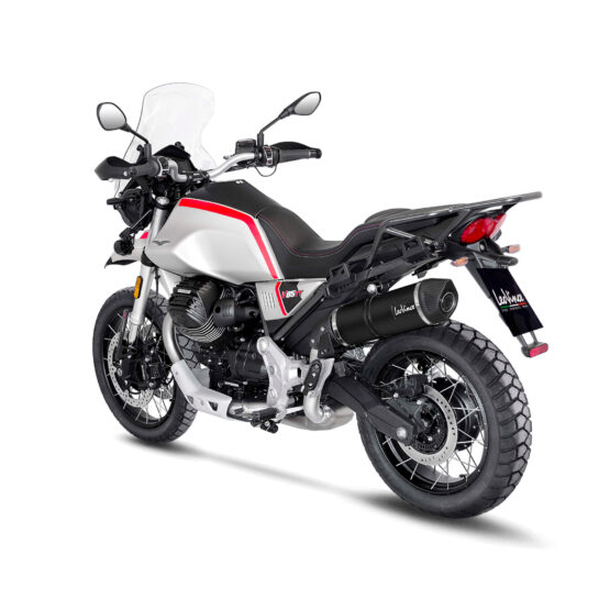 Leo Vince LV One Evo Black Slip-On Exhaust Fits 19-21 Moto Guzzi V85 TT - Image 3