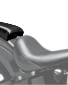 Bare Bones Smooth Vinyl Pillion Pad - Black