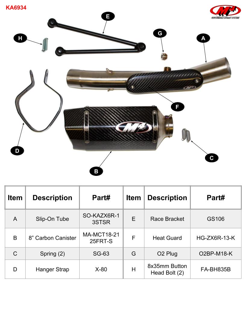 Tech 1 Carbon Fiber Slip On Exhaust - Image 5