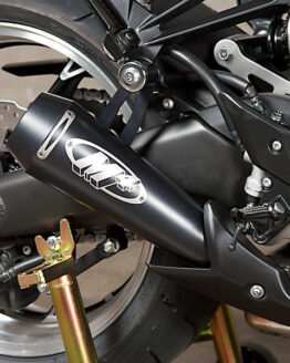 Black GP Dual Slip On Exhaust