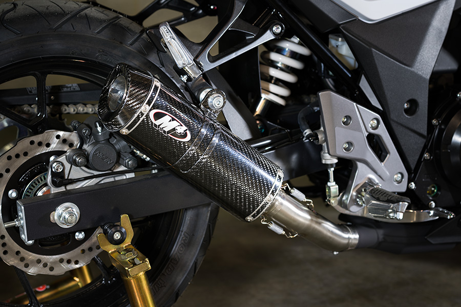 X96 Carbon Fiber Slip On Exhaust - Image 3