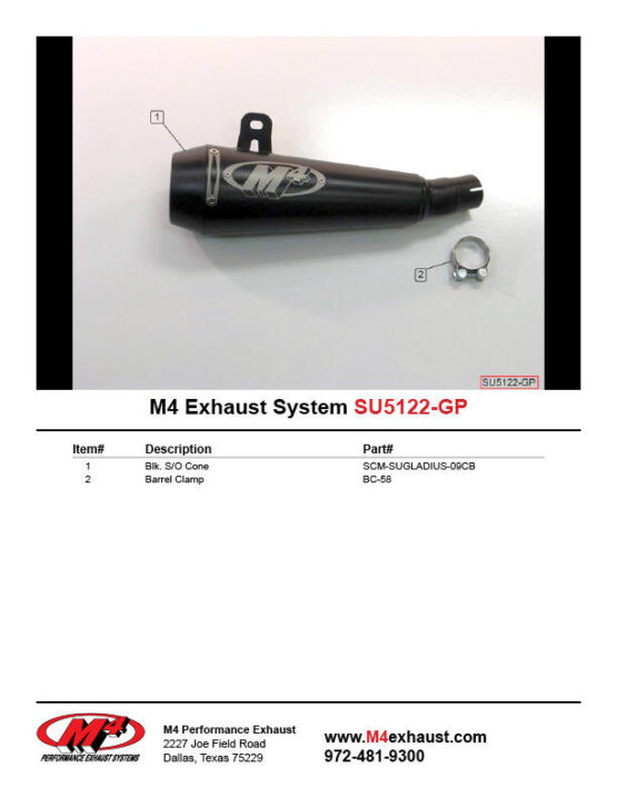 Black GP Slip On Exhaust - Image 4