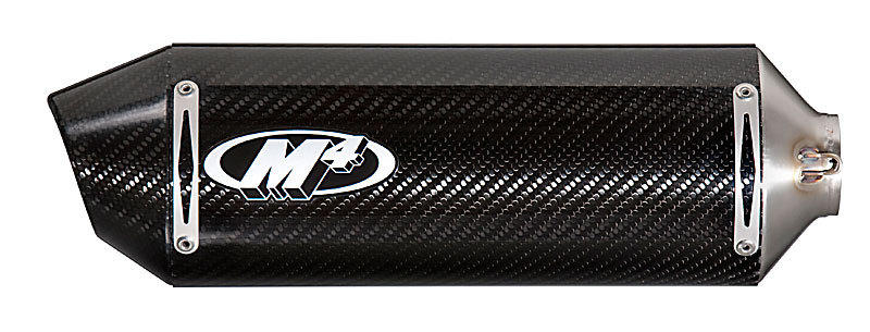 Race Mount Carbon Fiber Full Exhaust w/ Stainless Tubing - Image 3