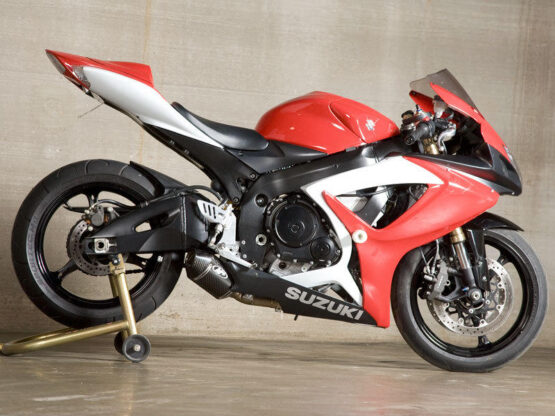 M4 Street Slayer Carbon Slip-On Exhaust Black Fits 06-07 GSXR600 GSXR750 - Image 2
