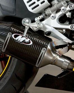 Street Slayer Carbon Fiber Slip On Exhaust w/ Link Pipe