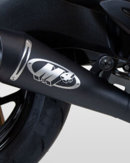 GP19 Full Exhaust - Black Muffler w/ Stainless Steel Head Pipes