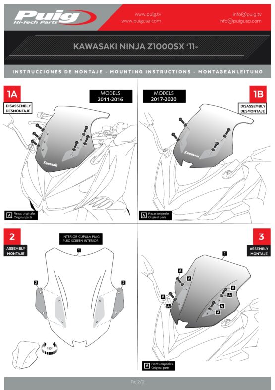Opaque Black Racing Windscreen - Image 4