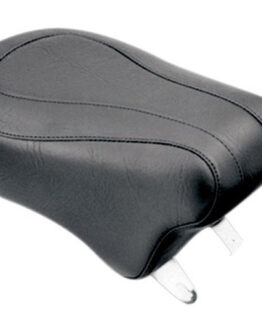 Plain Vinyl Pillion Pad - Black