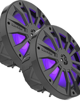 2 Way 6.5" Blue LED Speakers (PAIR)