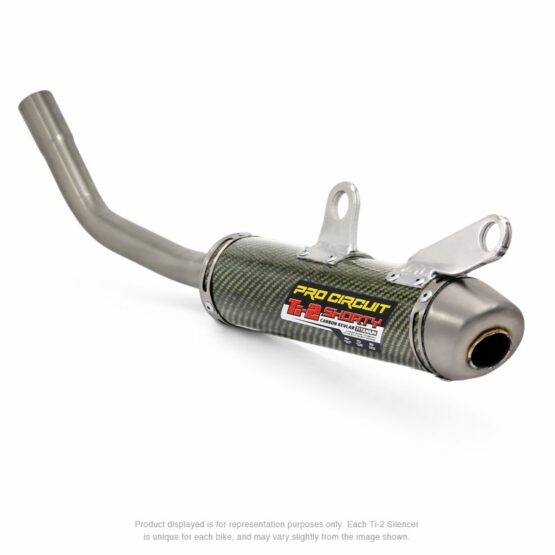 Ti-2 Shorty Carbon Slip On Exhaust Silencer