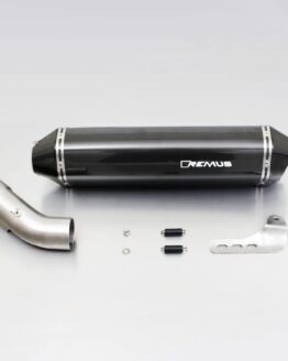 Remus Carbon Fiber HEXACONE Slip-On Exhaust Black Fits 10-13 BMW R1200RT