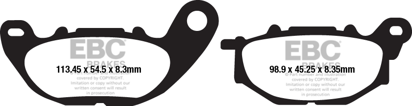 Standard Organic Front Brake Pads - Image 3