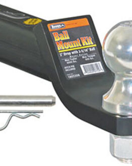 Buyers Black Ball Mount Kit 2x2in 2-5/16in Ball 6000lb