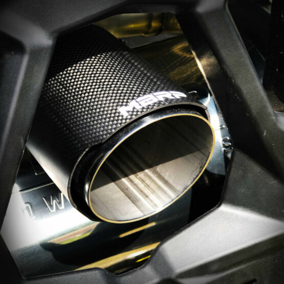 MBRP Slip-On Exhaust Carbon Tip Polished Fits 19-21 Maverick Sport 1000R - Image 5