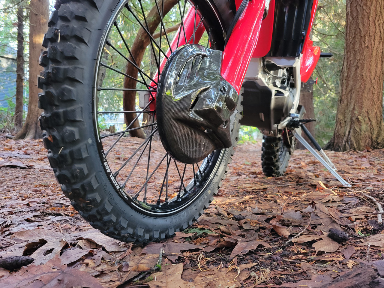 Carbon & Aramid Front Brake Rotor Disc Guard - Image 3