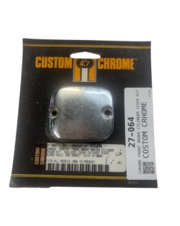 Custom Chrome Front Brake Cylinder Cover Kit Fits 1996-Up Harley
