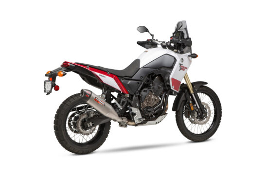 Yoshimura RS-12 Slip-On Exhaust Stainless/Carbon for Yamaha Tenere 700 21-24 - Image 2