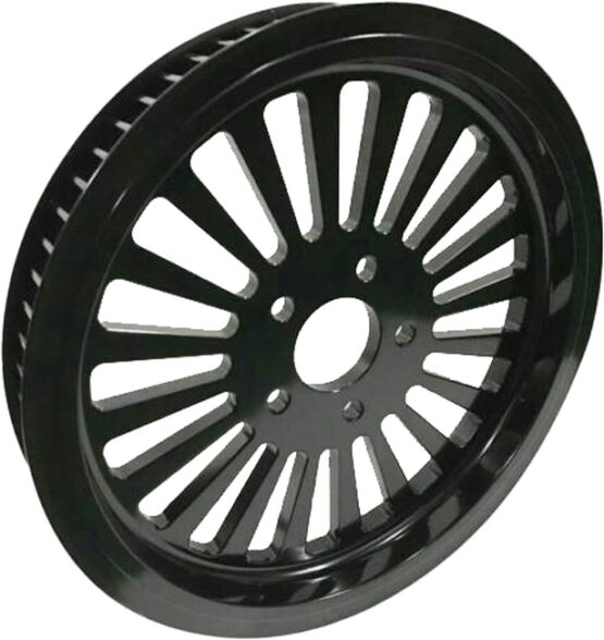 HardDrive 66T x 1in Black Rear Pulley For FLST/C/N 2007-2017
