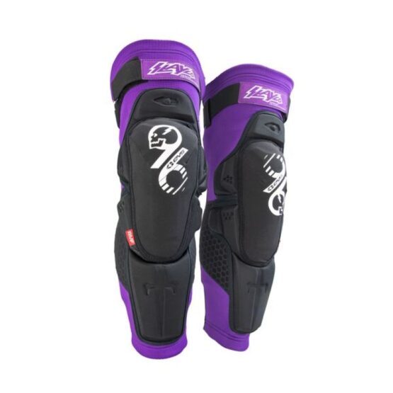 EVS Slayco96 Knee Guard Pair Purple/Black S/M - Image 10