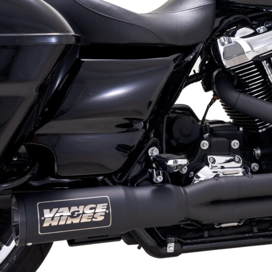 Vance & Hines HO 2-1 Black Exhaust System Fits HD Touring 17-22 - Image 3