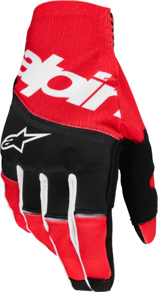 Alpinestars Techstar MX Gloves Black/Bright Red Men's XL